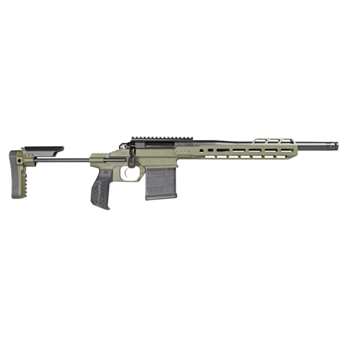 Shield Rifleworks Precision Rifle, Aero Precision SOLUS, 14.5" SR308 HwMATCH-Mod1 Barrel, JTAC Screech Owl 700 Chassis, Cobalt Kinetic Green